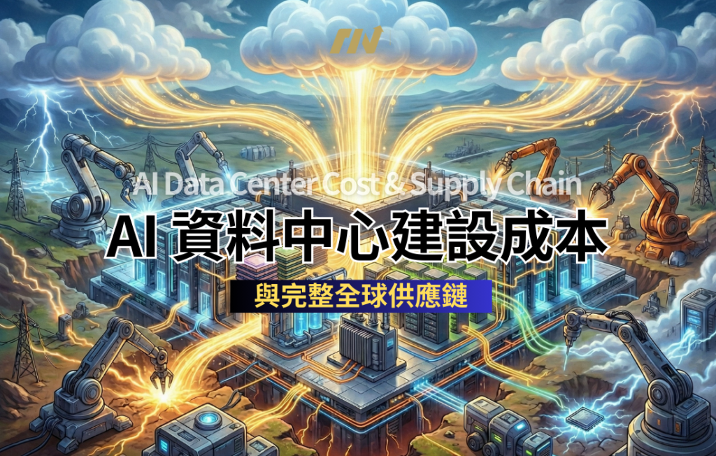 拆解 AI 資料中心建設成本與完整全球供應鏈