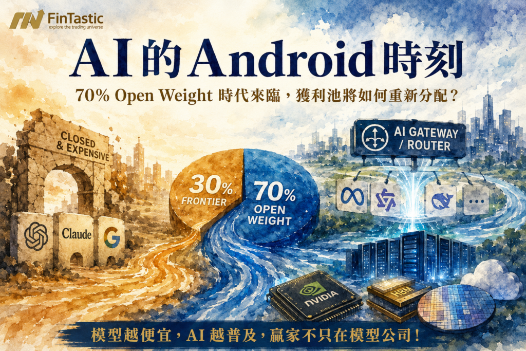 AI 的 Android 時刻正在靠近？當 70% Token 流向開放模型，誰會賺到最多錢？